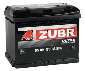 Аккумулятор Zubr Ultra (55 Ah) L+